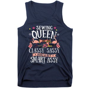 Sewing Queen Classy Sassy And A Bit Smart Assy Sewer Gift Tank Top