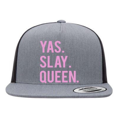 Slay Queen Cute Quote Flat Bill Trucker Hat