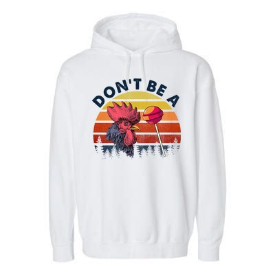 Sarcastic Quote DonT Be A Cock Sucker Funny Humoristic Garment-Dyed Fleece Hoodie