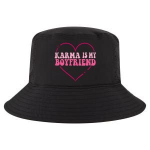 Sarcastic Quote Embrace K.arma's Groovy S.pirituel Heart Cool Comfort Performance Bucket Hat