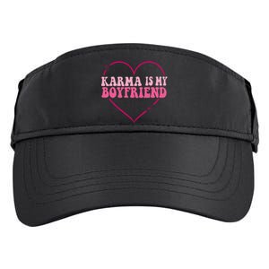 Sarcastic Quote Embrace K.arma's Groovy S.pirituel Heart Adult Drive Performance Visor