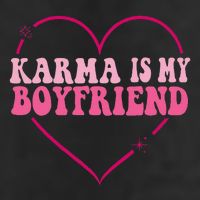 Sarcastic Quote Embrace K.arma's Groovy S.pirituel Heart Adult Drive Performance Visor