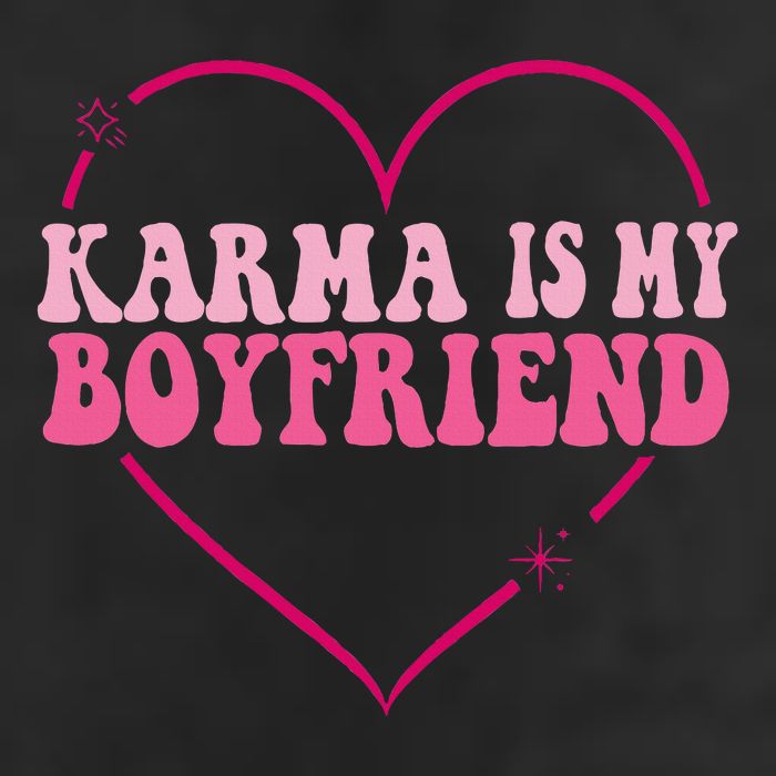 Sarcastic Quote Embrace K.arma's Groovy S.pirituel Heart Adult Drive Performance Visor