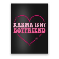 Sarcastic Quote Embrace K.arma's Groovy S.pirituel Heart Poster