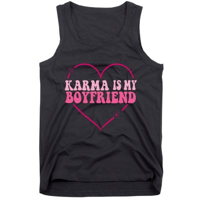 Sarcastic Quote Embrace K.arma's Groovy S.pirituel Heart Tank Top