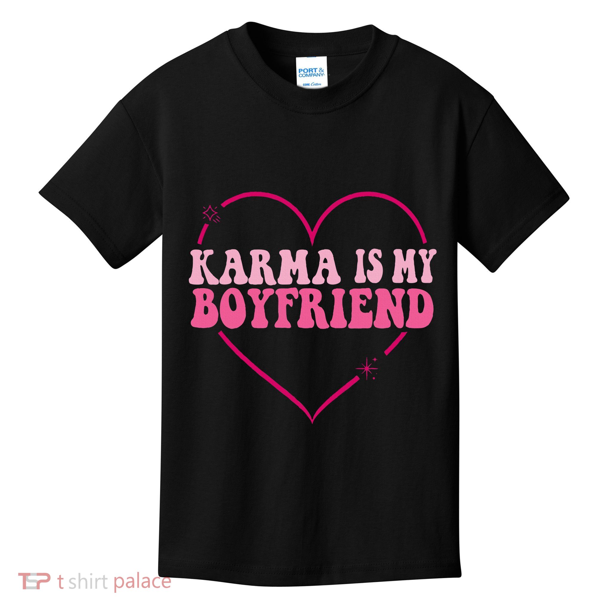 Sarcastic Quote Embrace K.arma's Groovy S.pirituel Heart Kids T-Shirt