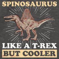 Spinosaurus Quote for a Spinosaurus Lover Vector Backpack