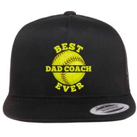 Softball Quote For Your Softball Coach Dad Great Gift Flatbill Hat