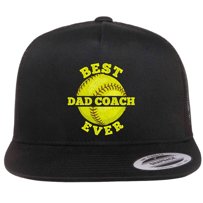Softball Quote For Your Softball Coach Dad Great Gift Flatbill Hat