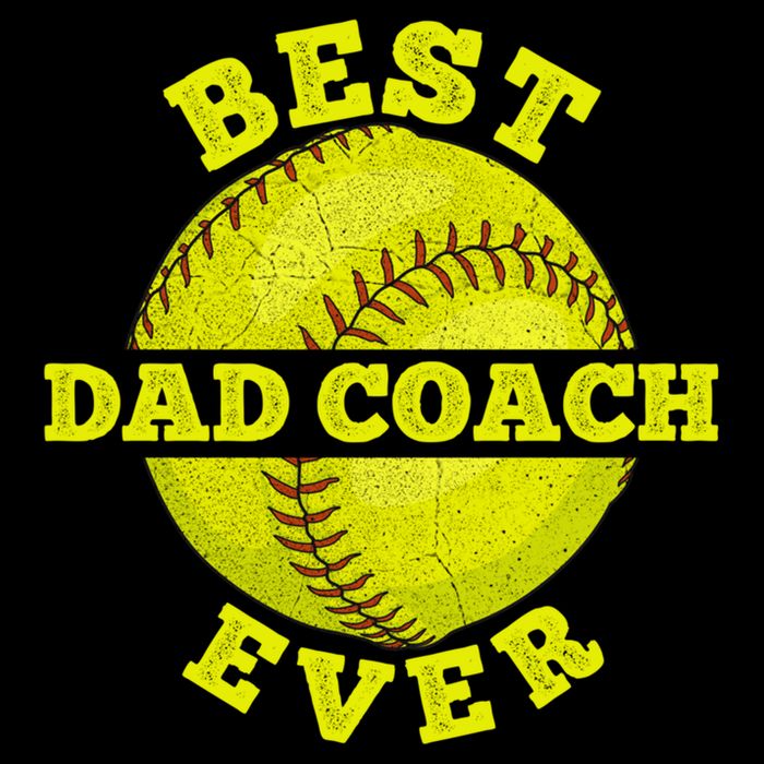 Softball Quote For Your Softball Coach Dad Great Gift Flatbill Hat