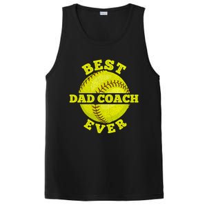 Softball Quote For Your Softball Coach Dad Great Gift PosiCharge Competitor Tank