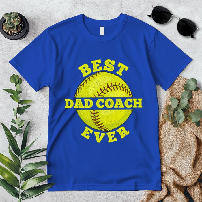 Softball Quote For Your Softball Coach Dad Great Gift Premium T-Shirt