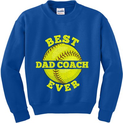 Softball Quote For Your Softball Coach Dad Great Gift Kids Sweatshirt