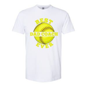 Softball Quote For Your Softball Coach Dad Great Gift Softstyle CVC T-Shirt