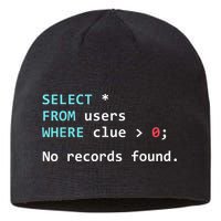SQL Query Funny SQL Database Admin Programmer Sustainable Beanie