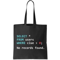 SQL Query Funny SQL Database Admin Programmer Bag