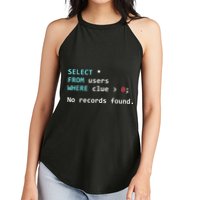SQL Query Funny SQL Database Admin Programmer Women's Perfect Tri Rocker Tank