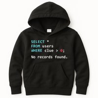 SQL Query Funny SQL Database Admin Programmer Kids Hoodie