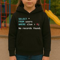 SQL Query Funny SQL Database Admin Programmer Kids Hoodie