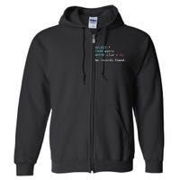 SQL Query Funny SQL Database Admin Programmer Full Zip Hoodie