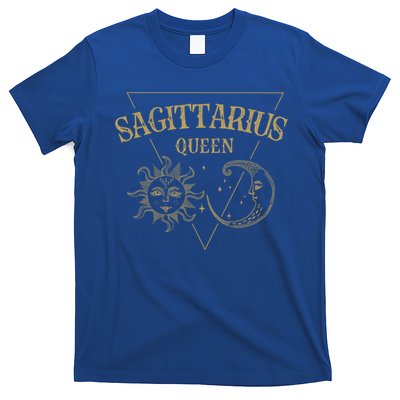 Sagittarius Queen / Golden Sun And Moon Sagittarius Birthday Gift T-Shirt