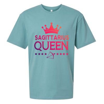 Sagittarius Queen Gift Sueded Cloud Jersey T-Shirt