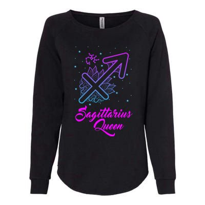 Sagittarius Queen Gift Womens California Wash Sweatshirt