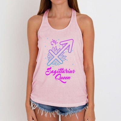 Sagittarius Queen Gift Women's Knotted Racerback Tank