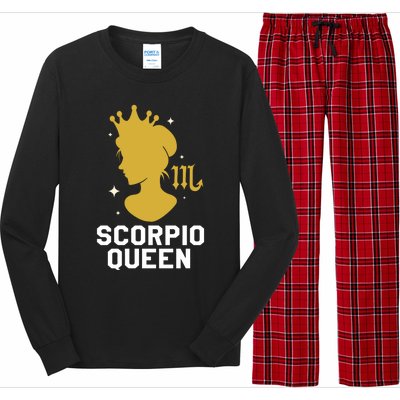 Scorpio Queen Gift Long Sleeve Pajama Set