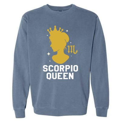 Scorpio Queen Gift Garment-Dyed Sweatshirt