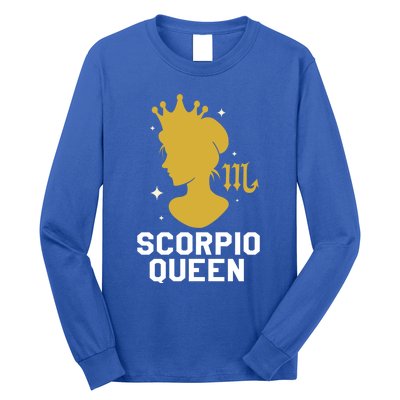 Scorpio Queen Gift Long Sleeve Shirt