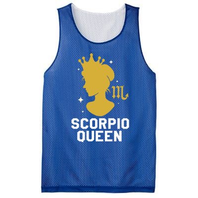 Scorpio Queen Gift Mesh Reversible Basketball Jersey Tank