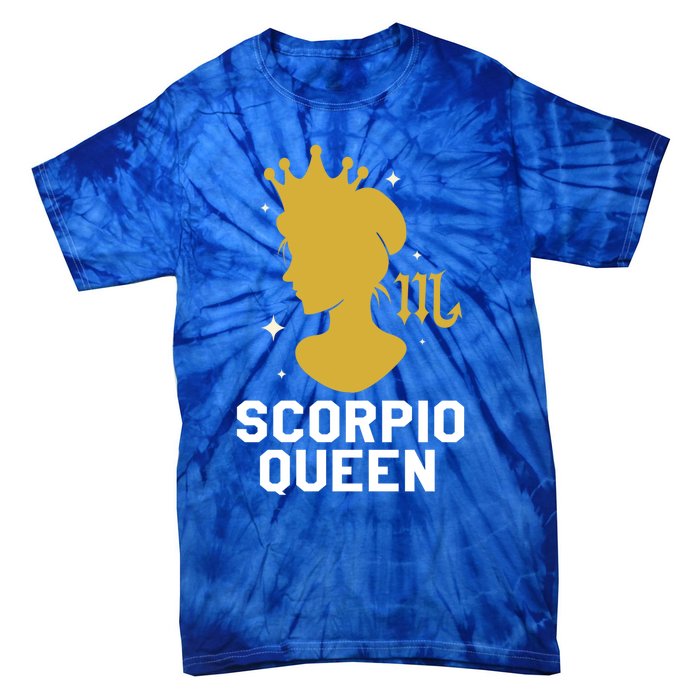 Scorpio Queen Gift Tie-Dye T-Shirt