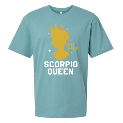 Scorpio Queen Gift Sueded Cloud Jersey T-Shirt