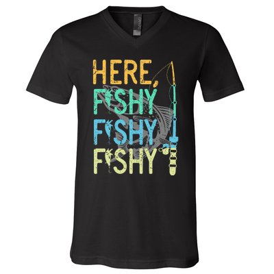 Sarcasm Quotes Hobbies Funny Fishing Gifts For Fisherman V-Neck T-Shirt