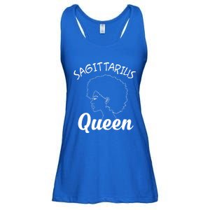 Sagittarius Queen Horoscope Birthday Gift Funny Gift Ladies Essential Flowy Tank