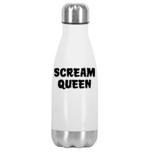 Scream Queen Horror Movie Goth Punk Gift Stainless Steel Insulated Water Bottle