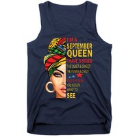 September Queen I Have 3 Sides Birthday For September Girl Tank Top