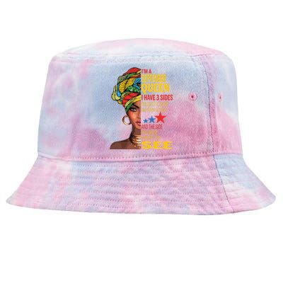 September Queen I Have 3 Sides Quite Sweet Happy Birthday Tie-Dyed Bucket Hat