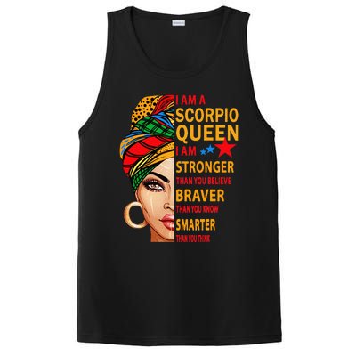 Scorpio queen I am stronger birthday gift for Scorpio zodiac PosiCharge Competitor Tank