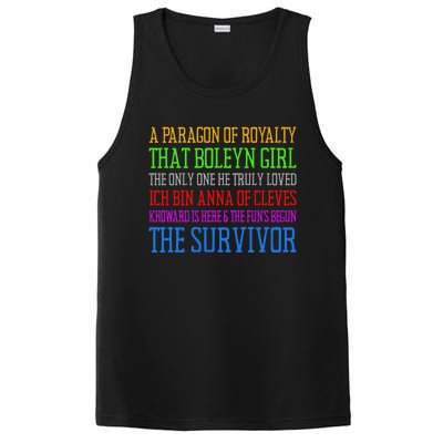 Six Queens Lyrics Six: The Musical Funny Gift PosiCharge Competitor Tank