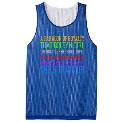 Six Queens Lyrics Six: The Musical Funny Gift Mesh Reversible Basketball Jersey Tank