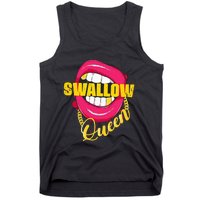 Swallow Queen Lips Golden Necklace Naughty Queen Tank Top