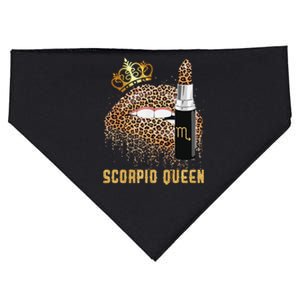 Scorpio Queen Leopard Lips Scorpio USA-Made Doggie Bandana