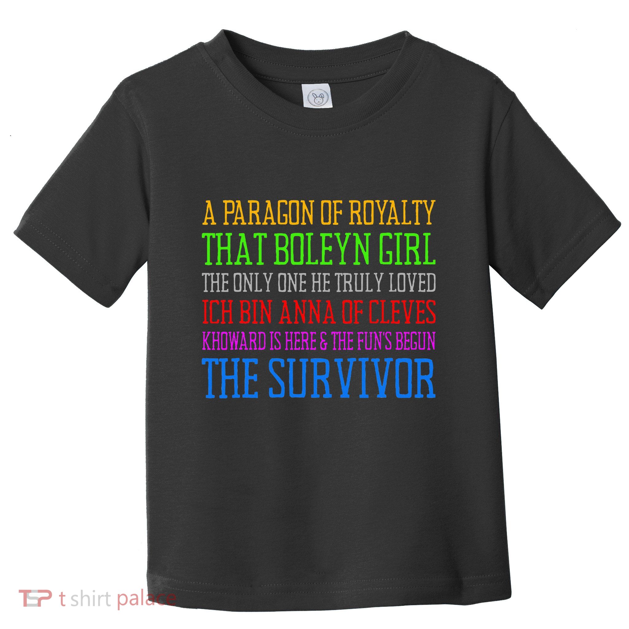 Six Queens Lyrics Six The Musical Toddler T-Shirt