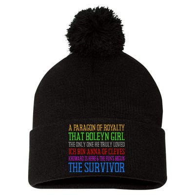 Six Queens Lyrics Six The Musical Pom Pom 12in Knit Beanie