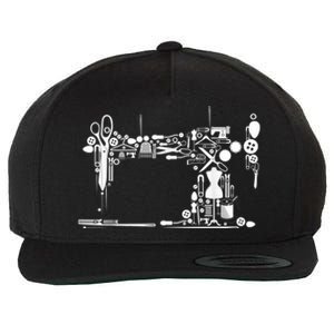 Sewing Quilting Machine Quilters For Sewing Lover Wool Snapback Cap