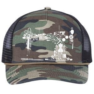 Sewing Quilting Machine Quilters For Sewing Lover Retro Rope Trucker Hat Cap