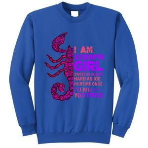 Scorpio Queen October November Scorpion Birthday Zodiac Cool Gift Sweatshirt