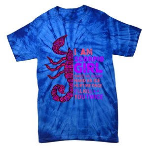 Scorpio Queen October November Scorpion Birthday Zodiac Cool Gift Tie-Dye T-Shirt